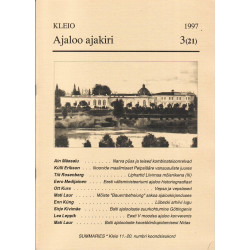 Kleio: Ajaloo ajakiri: Tartu Ülikooli ajaloo osakonna ajakiri 3 (21) 1997