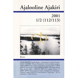 Ajalooline Ajakiri 1/2 (112/113) /2001