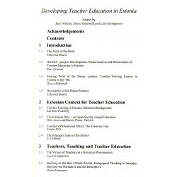 Developing teacher education in Estonia