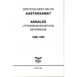 Õpetatud Eesti Seltsi aastaraamat 1988-1993