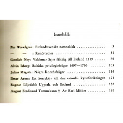 Svio-Estonica/ årsbok utgiven av Svensk-estniska samfundet vid Tartu Universitet/ Akadeemilise Rootsi-Eesti Seltsi aastaraamat