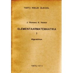 Elementaarmatemaatika. 1, Algpraktikum