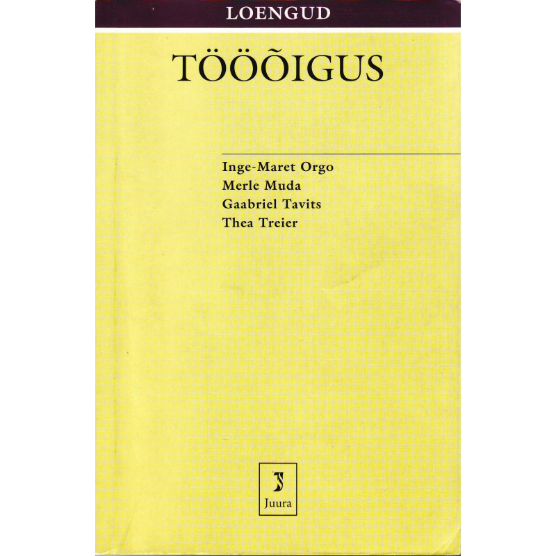 Tööõigus. Õpik