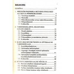 Mikroökonoomika: õpik. 1, Majapidamisteooria ja firmateooria