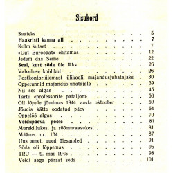 Meenutusi: [Tartu Riikliku Ülikooli tegevusest 1944/45. õ.-a.]