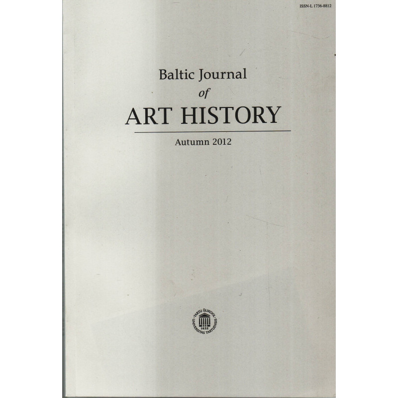 Baltic journal of art history autumn 2012