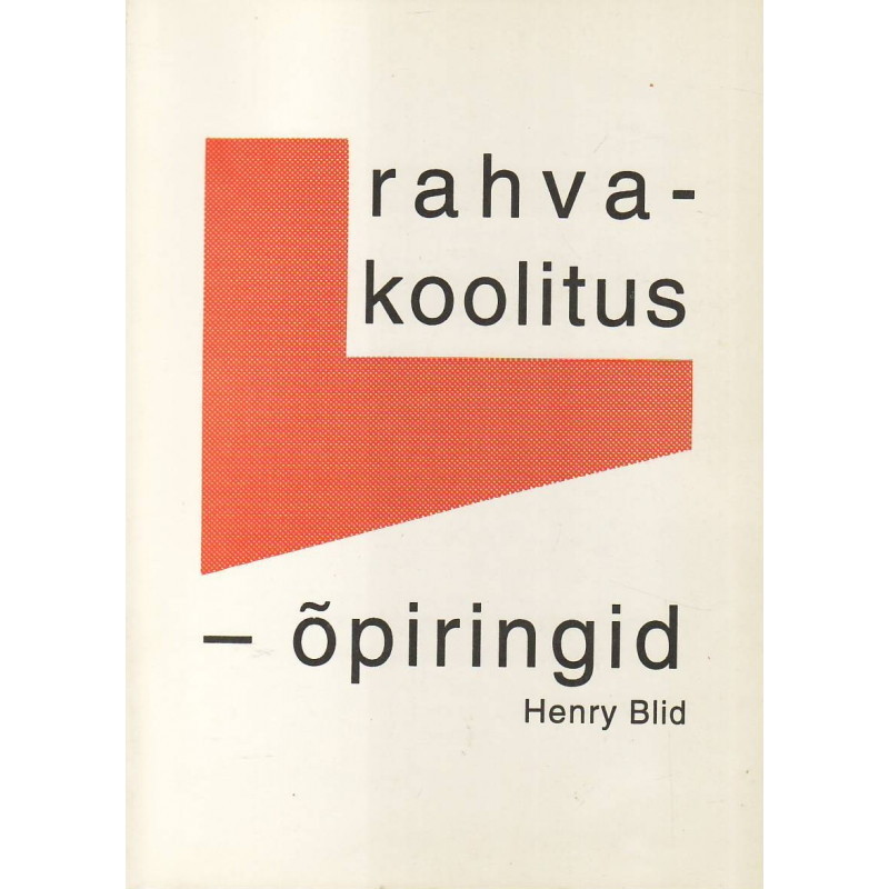 Rahvakoolitus - õpiringid