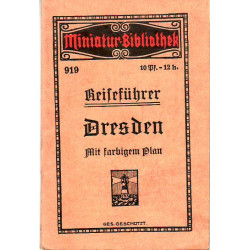 Dresden. Reiseführer mit farbigem Plan