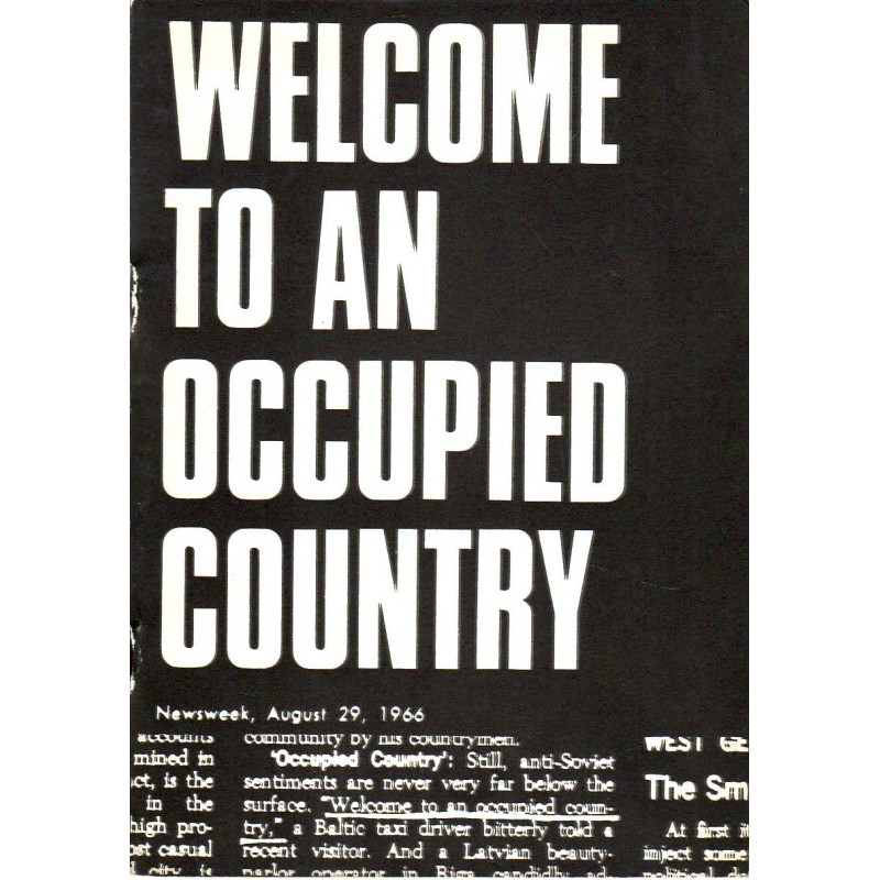 "Welcome to an occupied country" : documentation and translation of an exhibition
