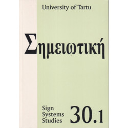 Sign systems studies. Vol. 30.1