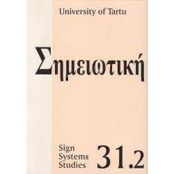 Sign systems studies. Vol. 30.2