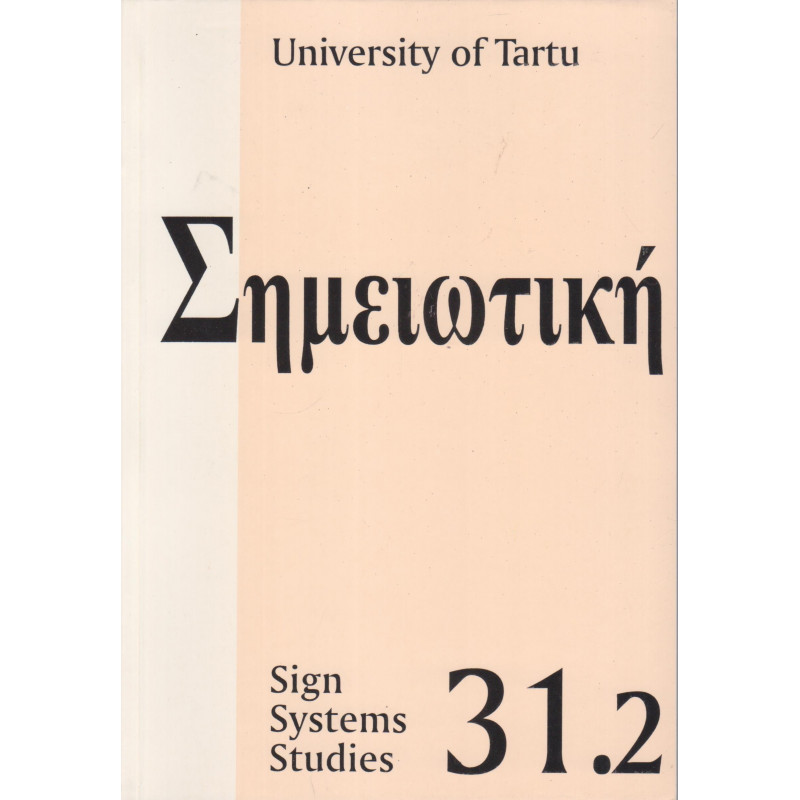 Sign systems studies. Vol. 30.2