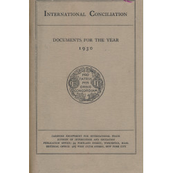 International Conciliation: Documents for the Year 1927