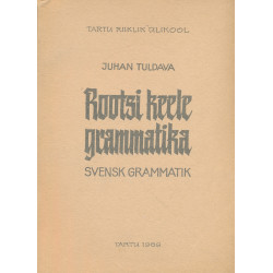 Rootsi keele grammatika : Svensk grammatik