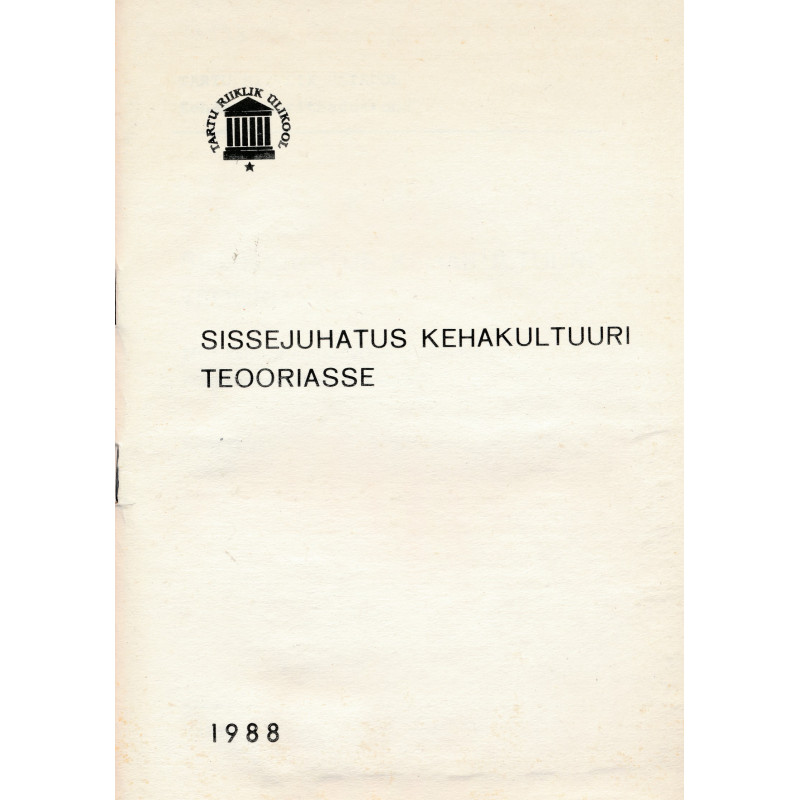 Sissejuhatus kehakultuuri teooriasse